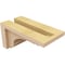 Ekena Millwork 4"W x 8"D x 4"H Wide Warren Rough Cedar Woodgrain TimberThane Corbel, Primed Tan CORUR04X08X04WARRCPR - alternate 6